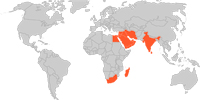 Africa, Middle East & India